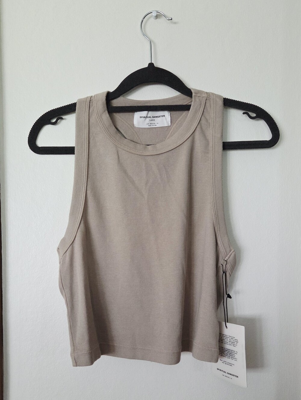 NWT Spiritual Gangster Racerback Crop Tank